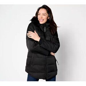 Arctic Expedition Jacket ~ Parka Curved Hem Down XS Detachable Hood A619768